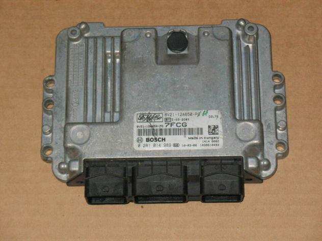 ECU FORD FIESTA 1.6 0281014989 8V21-12A650-PH 8V2112A650PH 7FCG