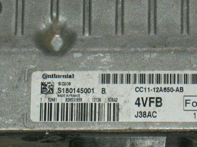 ECU FORD TRANSIT 2.2 SID208 S180145001B CC11-12A650-AB 4VFB