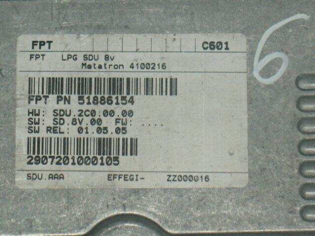 Ecu metatron fiat lancia alfa lpg sdu 8v 4100216 51886154