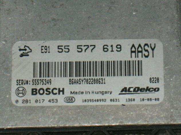 ECU OPEL INSIGNIA 2.0 CDTI 0281017453 55577619 AASY