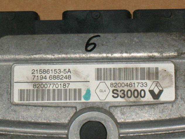 ECU RENAULT CLIO 2.0 S3000 8200770187 8200461733 215861535A