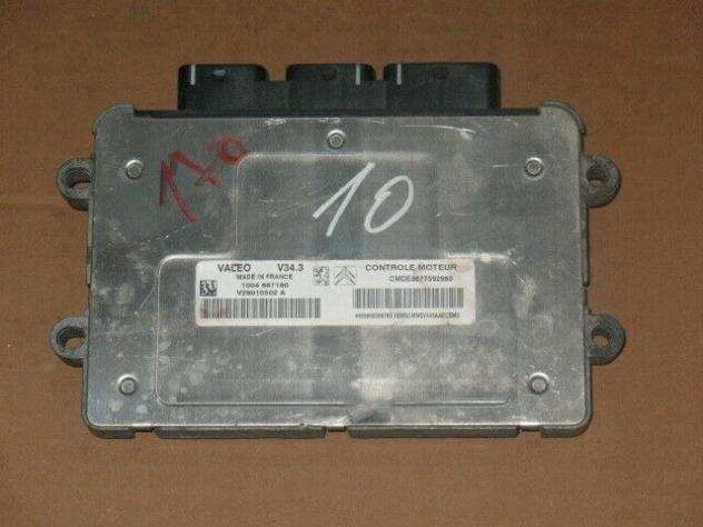 ECU VALEO PEUGEOT CITROEN CMDE 9677592980 HW 9666596780 V34.3