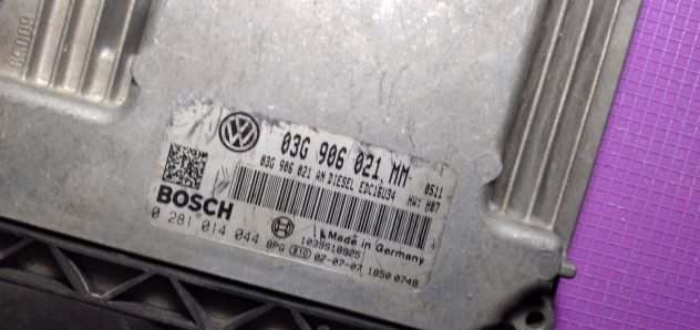 ECU VW TOURAN 03G906021MM 0281014044 EDC16U34 -3.41