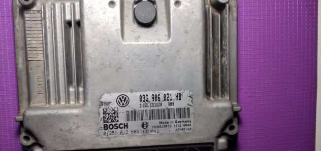 ECU VW VOLKSWAGEN GOLF 1.9 TDI 03G906021 HB EDC16U34 0281013606