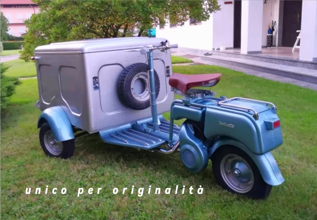 Lambretta Moto Furgoncino 1948  unico per originalità