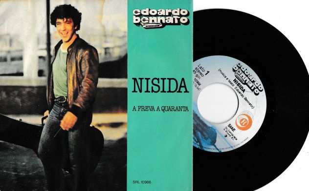 EDOARDO BENNATO - Nisida -  7  45 giri 1982 con Poster Ricordi