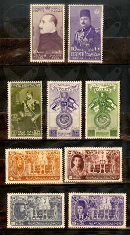 EGITTO 1944-1958 francobolli nuovi