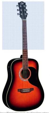 Eko GUITARS - RANGER 6 EQ BROWN SUNBURST, Chitarra Acustica con Equalizzatore, T