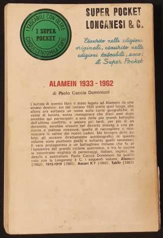 El Alamein 1933-1962 di Paolo Caccia Dominioni.