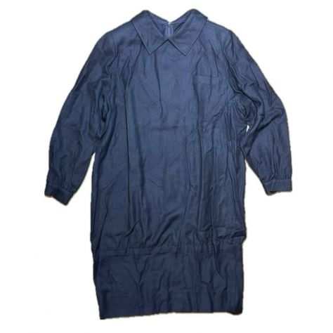 Elegante Vestito Blu Invernale Donna, Taglia XL, Ottimo Stato