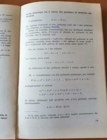 Elementi di Algebra L. Santoboni 1964