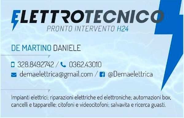 ELETTROTECNICO PRONTO INTERVENTO 24H