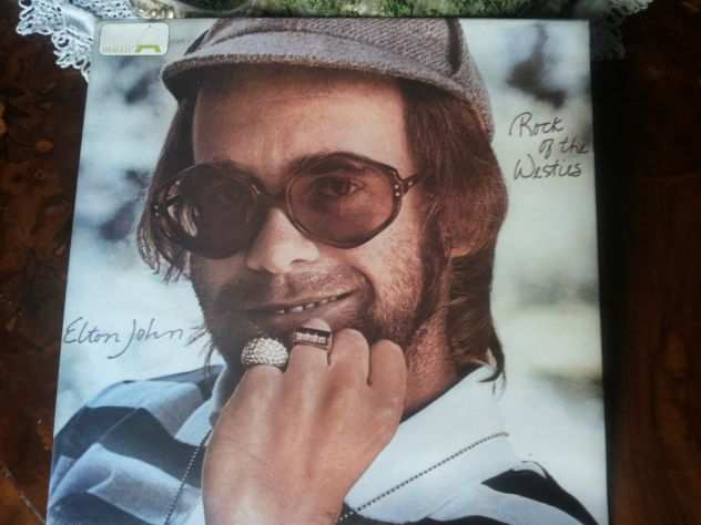 ELTON JOHN Rock of the westies lp Stampa 1985 NUOVO ancora cellophan