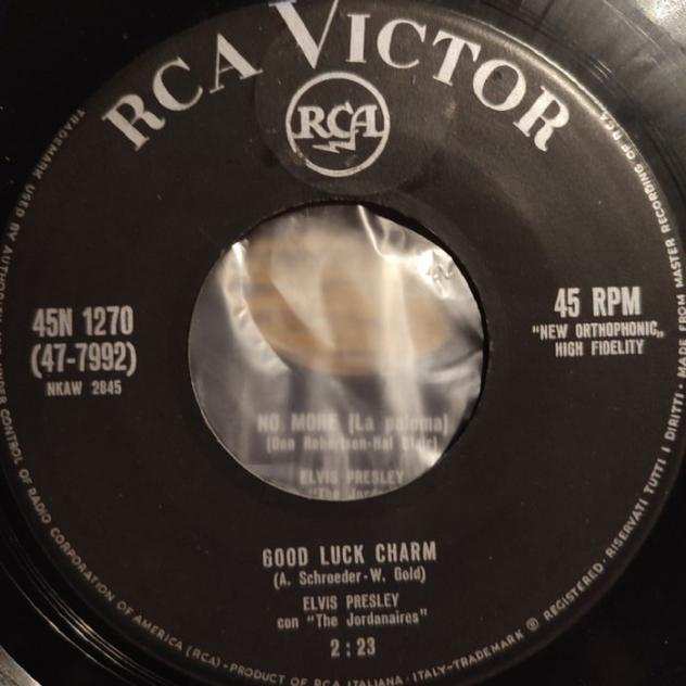 Elvis Presley - 1. Good Luck Charm  Anything thats parte of you - Very Very Rare 1St Italian Pressing  2. No - EP 7quot - Prima stampa - 1962