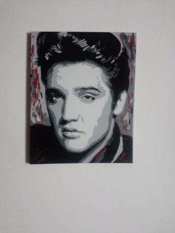 Elvis Presley by artist Daniela Politi - Elvis Presley - Painting