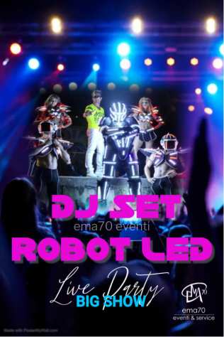 EMA 70 EVENTI - DJ SET ROBOT LED