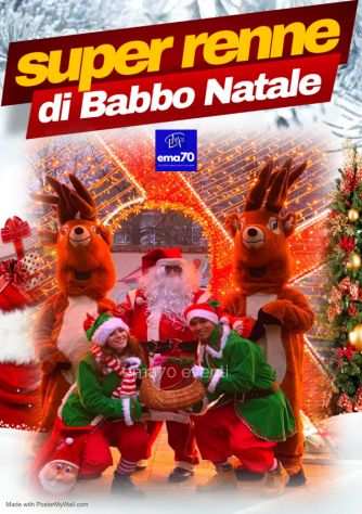 EMA 70 EVENTI - SUPER RENNE DI BABBO NATALE