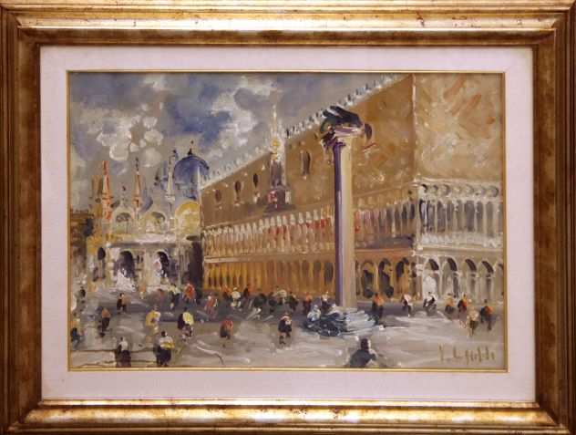 Emanuele Cappello pittore Piazza San Marco Venezia