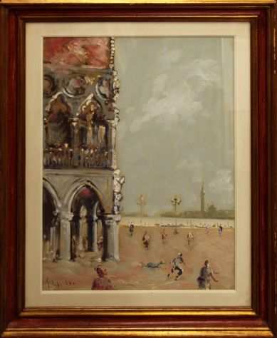 Emanuele Cappello pittore quadro olio su tela Palazzo Ducale Venezia
