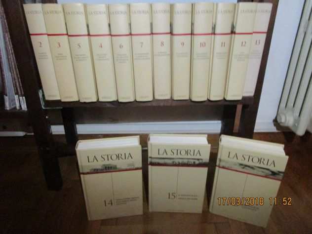 enciclopedia LA STORIA di La Repubblica completa.16 VOLUMI