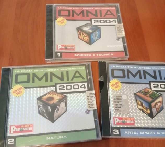 Enciclopedia Multimediale OMNIA 2004 serie completa 12 CD-ROM di Panorama