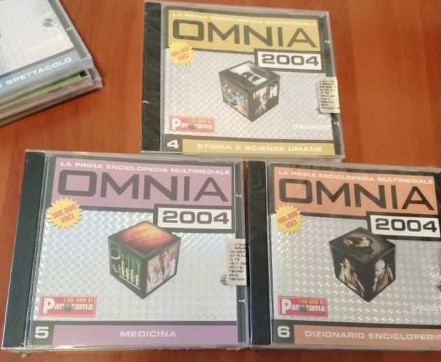 Enciclopedia Multimediale OMNIA 2004 serie completa 12 CD-ROM di Panorama