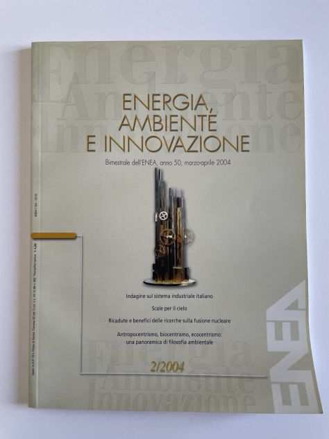 Energia, Ambiente e Innovazione - 22004, bimestrale ENEA