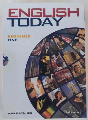 English Today n.1 Beginner Level One DVD-CD Audio e Libro Ed.Corriere della Sera