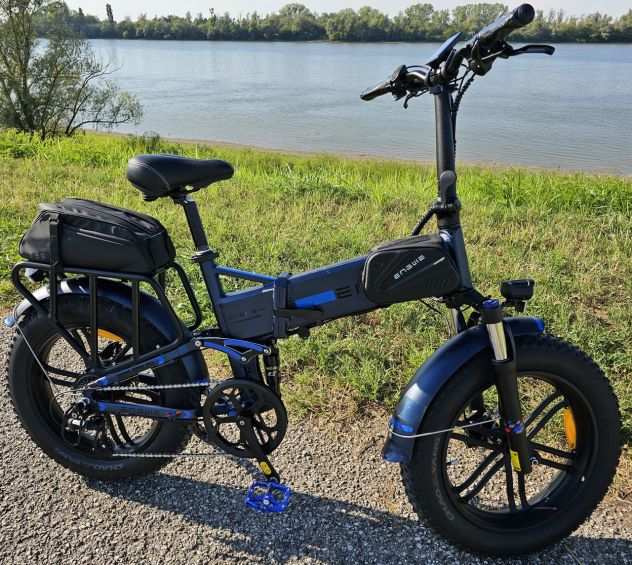 Engwe Engine Pro blu versione aggiornata, bicicletta a pedalata assistita