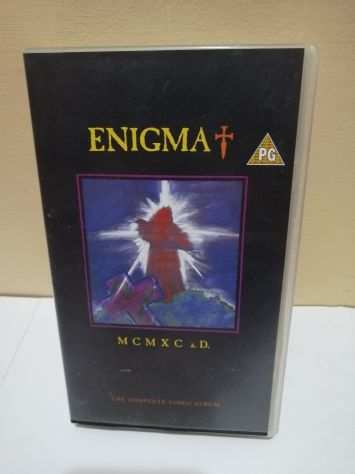 ENIGMA - cassetta originale vhs (vintage - 1991) video album MCMXC a.D.