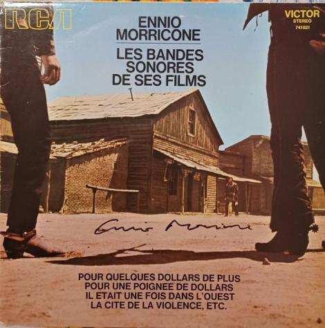 Ennio Morricone - Les Bandes Sonores des ses Films - LP - Signed by Morricone - COA - Memorabilia firmato (autografo originale) - 19731973