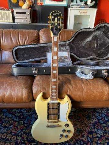 Epiphone - 2009 Epiphone G-400 Les Paul (SG) Custom ndash Antique Ivory - - Chitarra elettrica - Cina - 2009