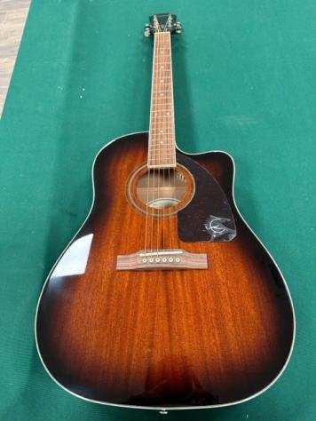 Epiphone - J-45ec Studio Solid Top Fishman Presys-II Mahogany Burst - - Chitarra elettroacustica