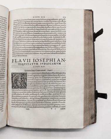 Erasmus  Josephus Flavius - Antiquitatum Iudaicarum... Erasmo Roterodamo recognitus - 1554