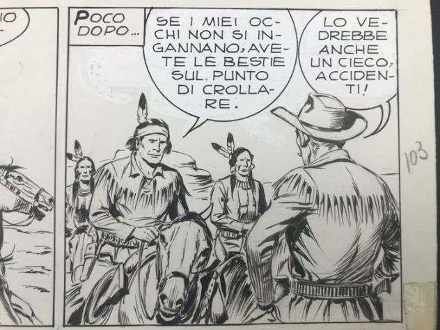 Erio, Nicolograve - 1 Original page - Tex - Silver Star - 1971