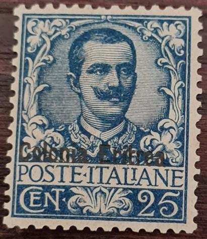 Eritrea italiana 1903 - Colonie,Eritrea, 25c Vittorio Emanuele III nuovo con gomma originale - Sassone n.24