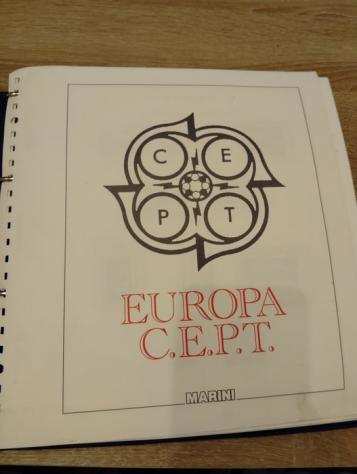 Europa CEPT 19831988 - Collezione Europa 1983-1988 completa con fogli, minifogli e libretti su fogli Marini