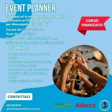 event planner - corso online