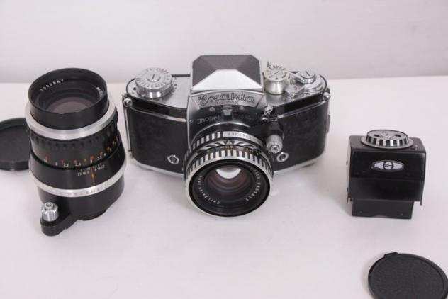 Exakta Varex VX  Carl Zeiss pancolar 50mm f 2  S 135mm f 4 aus Jena Prisma Esposimetrico (Anno 1956)