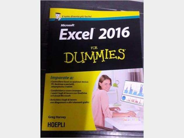 Excel 2016 For Dummies di Hoepli di Greg Harvey 97 Nuovo