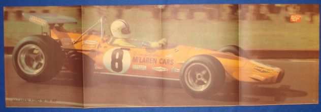 EXC.POSTER AUTOSPRINT ANNI 70 Mc LAREN-FORD M14-A2