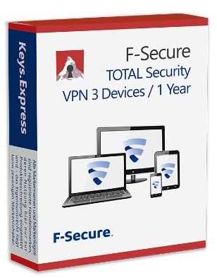 F-Secure TOTAL Security VPN 3D1Y