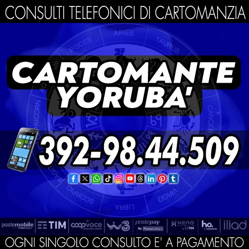 Sei alla ricerca di un Cartomante esperto? contatta il Cartomante YORUBA'