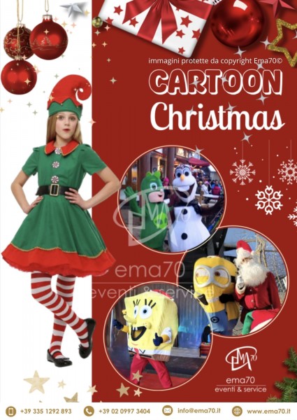 CARTOON CHRISTMAS - SFILATA E ANIMAZIONE SUI TRAMPOLI – ANIMARE E INCENTIVARE LO SHOPING NATALIZIO IN UN UNICO SPETTACOLO – EVENTI AZIENDALI - EVENTI PRIVATI -EVENTI PUBBLICI
