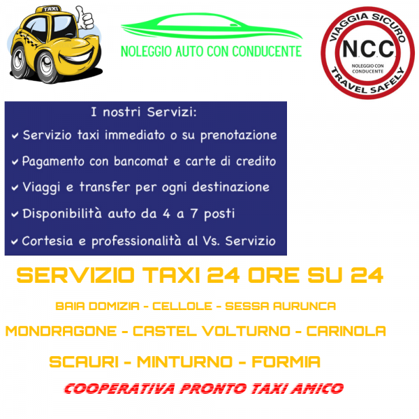 Servizio Taxi Sessa Aurunca