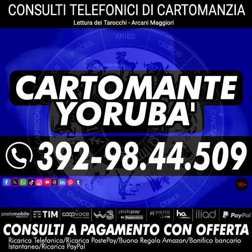 YORUBCA', consulente esoterico di comprovata esperienza