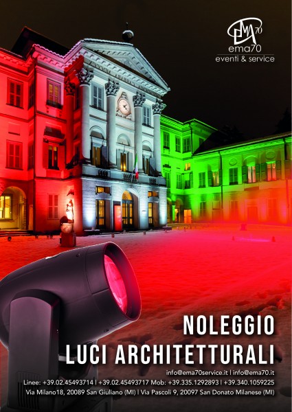 NOLEGGIO LUCI ARCHITETTURALI GIOCHI DI LUCI ELEGANZA E STILE CON EMA 70 SERVICE LIGHT DESIGNER - PER EVENTI AZIENDALI - EVENTI PRIVATI - EVENTI PUBBLICI – CONVENTION MEETING SFILATE DI MODA