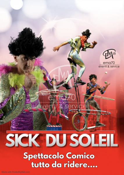 SICK DU SOLEIL - SFILATA SUI TRAMPOLI – COREOGRAFIE E DANZE - EMA 70 EVENTI - COSTUMI SCENICI UNICI IN ITALIA – EVENTI DI PIAZZA – EVENTI AZIENDALI – EVENTI PRIVATI – EVENTI PUBBLICI