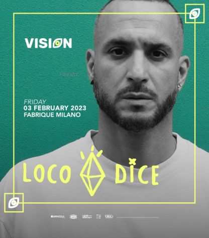 FABRIQUE LOCO DICE MILANO VENERDI 3 FEBBRAIO 2023 INFO AL 351-6641431