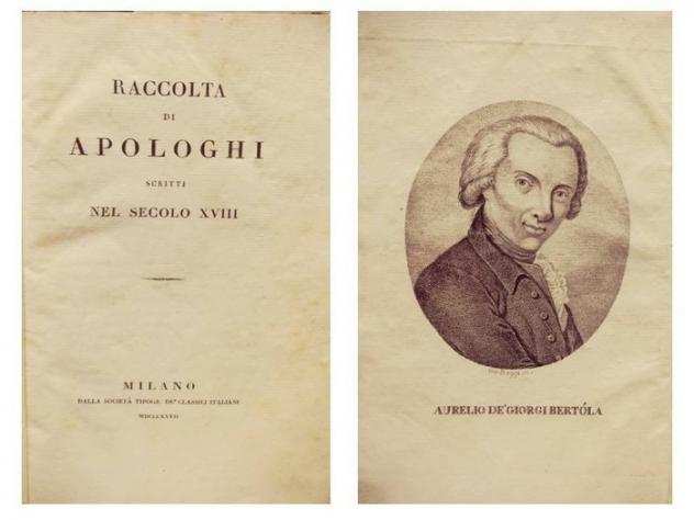 FAERNO Gabriele, ROBERTI Giovanni Battista - Lotto di Libri di Favole in Versi tutti in Prima Edizione. - 1736